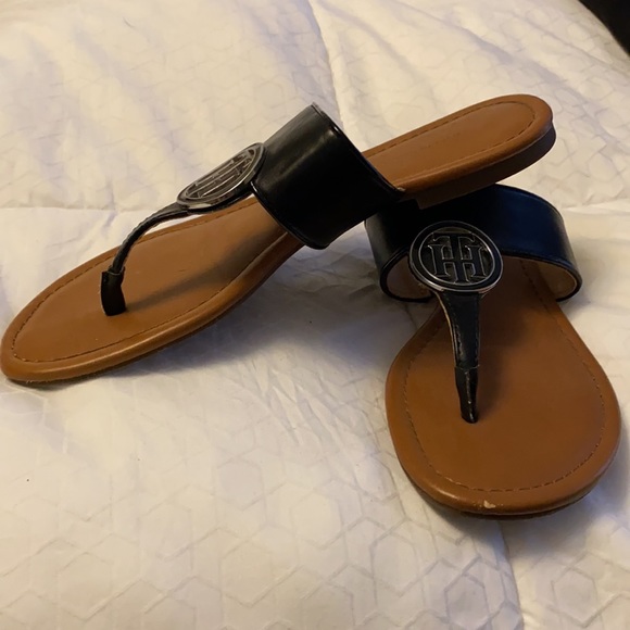 Black Tommy Hilfiger sandal - Picture 2 of 2